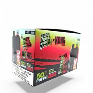 KONG 50K PUFFS FROZEN MONSTER 24MG E-LIQUID 5CT -STRAWBERRY KIWI POMEGRANATE ICE