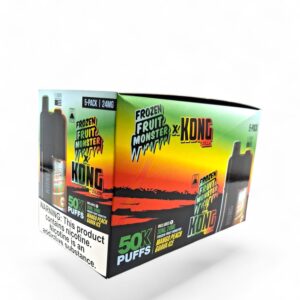 KONG 50K PUFFS FROZEN MONSTER 24MG E-LIQUID 5CT -MANGO PEACH GUAVA ICE