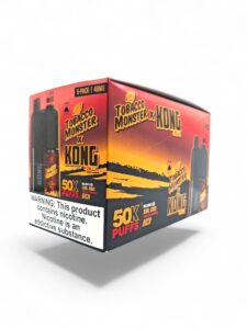 KONG 50K PUFFS TOBACCO MONSTER 48MG E-LIQUID 5CT -RICH