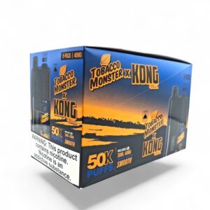 KONG 50K PUFFS TOBACCO MONSTER 48MG E-LIQUID 5CT -SMOOTH