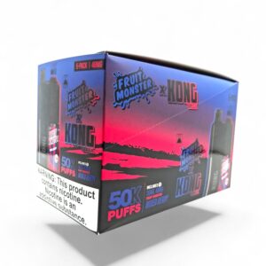 KONG 50K PUFFS FRUIT MONSTER 48MG E-LIQUID 5CT -MIXED BERRY