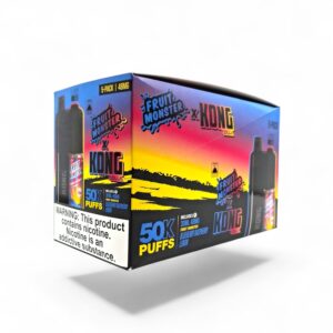 KONG 50K PUFFS FRUIT MONSTER 48MG E-LIQUID 5CT -BLUEBERRY RASPBERRY LEMON