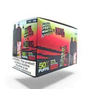 KONG 50K PUFFS FROZEN MONSTER 48MG E-LIQUID 5CT -STRAWBERRY KIWI POMEGRANATE ICE