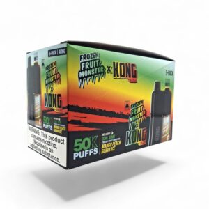 KONG 50K PUFFS FROZEN MONSTER 48MG E-LIQUID 5CT -MANGO PEACH GUAVA ICE