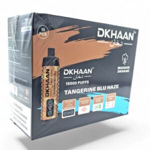 DKHAAN 15000 PUFFS DISPOSABLE 10CT -TANGERINE BLUE HAZE