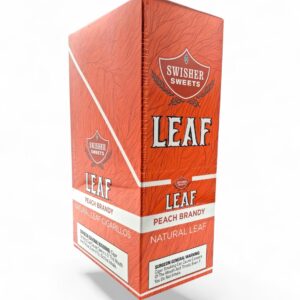SWISHER LEAF 3/2.49 PEACH BRANDY 10CT