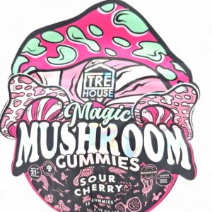 TRE HOUSE MAGIC MUSHROOM GUMMIES 60G - SOUR CHERRY