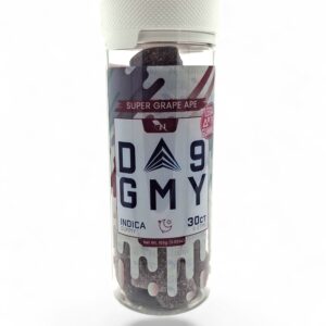 AGFN D9 GUMMY JAR 30CT - SUPER GRAPE APE