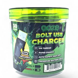 OOZE BOLT USB CHARGER 30CT