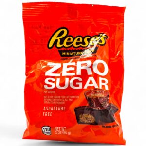 PEG REESE'S MINIATURE ZERO SUGAR PEANUT BUTTER CUPS 3OZ
