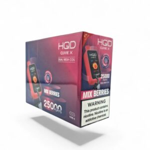 HQD CUVIE X 5% 25000 PUFFS 5CT -MIX BERRIES