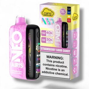 AIRIS NEO P40000 PUFF DISPOSABLE 5CT -STRAWBERRY SOUR CANDY