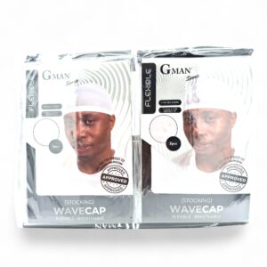 GMAN WAVE CAP WHITE 12CT