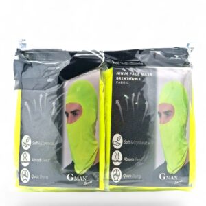 GMAN WINTER NINJA MASK BLACK 12CT