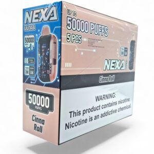 NEXA ULTRA 50000 PUFFS DISPOSABLE 5CT BOX -CINNA ROLL