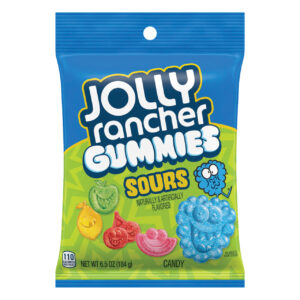 PEG JOLLY RANCHER 6.5OZ SOUR GUMMIES