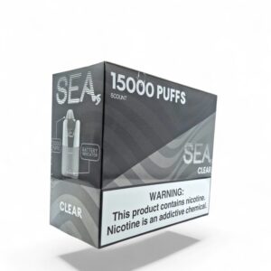 SEA 150000 PUFFS PUFFS DISPOSABLE 5CT BOX -CLEAR