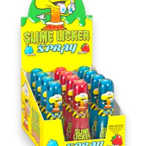TOXIC WASTE SLIME LICKER CANDY 12CT -BLUE RAZZ & STRAWBERRY