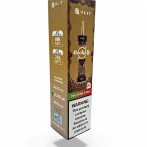OLIT HOOKAH 40ML DISPOSABLE 1CT EACH -TWO APPLE SHISHA