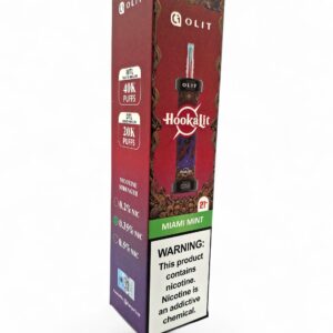 OLIT HOOKAH 40ML DISPOSABLE 1CT EACH -MIAMI MINT