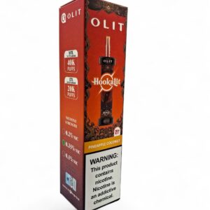 OLIT HOOKAH 40ML DISPOSABLE 1CT EACH -PINEAPPLE COCONUT