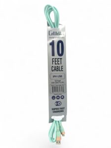 CELLTELL IPH-USB 10 FT LONG CABLE EACH