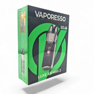 VAPORESSO LUXE XR MAX 2 3200mAh POD SYSTEM STARTER KIT WITH 2X5ML REFILLABLE XR CARTRIDGE POD 1CT - SILVER