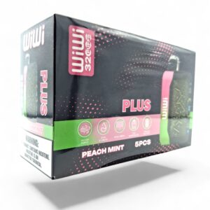 WIWI PLUS 32000PUFF DISPOSABLE 5CT -PEACH MINT