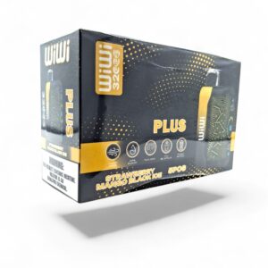 WIWI PLUS 32000PUFF DISPOSABLE 5CT -STRAWBERRY MANGO BLACK ICE