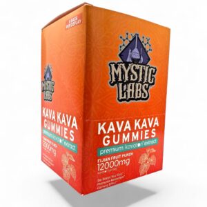 MYSTIC LABS KAVA KAVA GUMMY 12000MG  12PK/6CT - FIJIAN FRUIT PUNCH