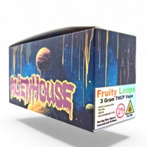 ALIENHOUSE 3GM THC-P CARTRIDGE 9CT -FRUITY LOOPS
