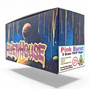 ALIENHOUSE 3GM THC-P CARTRIDGE 9CT -PINK BURST