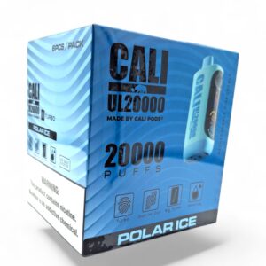 CALI UL20000 PUFF DISPOSABLE 5% 6CT -POLAR ICE