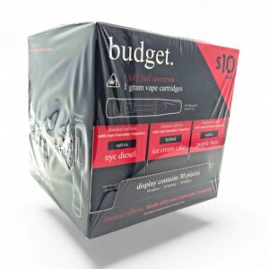 BUDGET LIMITED EDITION D8 1GM CARTRIDGES 30CT BOX