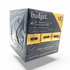 BUDGET LIMITED EDITION THC-A 1GM CARTRIDGES 30CT BOX