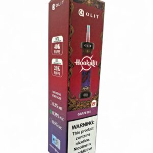 OLIT HOOKAH 40ML DISPOSABLE 1CT EACH -GRAPE ICE