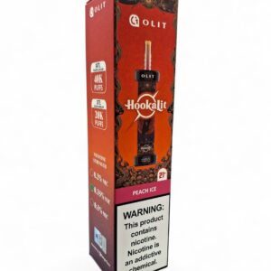 OLIT HOOKAH 40ML DISPOSABLE 1CT EACH -PEACH ICE