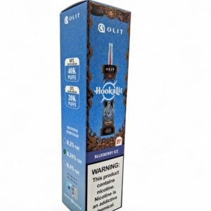 OLIT HOOKAH 40ML DISPOSABLE 1CT EACH -BLUEBERRY ICE