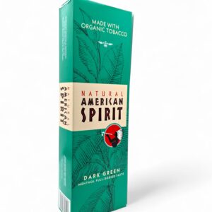 AMERICAN SPIRIT DARK GREEN MENTHOL FULL BODIED TASTE BOX
