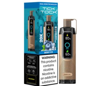 TICK TOCK 20000PUFF DISPOSABLE 5CT -BERRY ICE