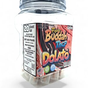 FLYING BUDDAH 2GM INDOOR EXOTIC THCP PREROLL 20CT JAR -DOLATO SATIVA