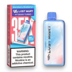 LOST MARY-ELF BAR DISPOSABLE MT-35000 PUFF 5CT -BLACKBERRY BLUEBERRY +