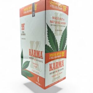 KARMA HEMP WRAPS  4/.99 TROPIC TRIP 15CT