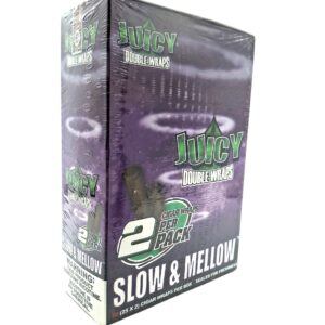 JUICY CIGAR WRAPS BOX SLOW MELLOW 2/25CT