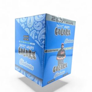 COLOR SHEET WRAP 25CT BOX -BLUEBERRY