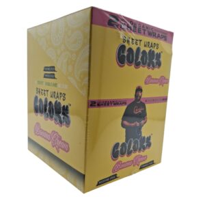 COLOR SHEET WRAP 25CT BOX -BANANA