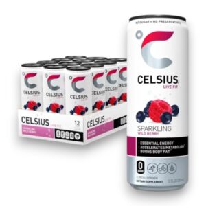 CELSIUS SPARKLING WILD BERRY 12OZ 12CT