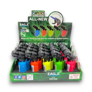 EAGLE TORCH MINI ANGLE NEON (PT116BN) BOX 20CT