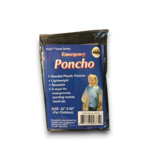 VIVLA YOUTH PONCHO FOR KIDS EACH