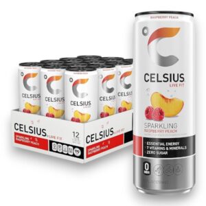CELSIUS SPARKLING RASPBERRY PEACH 12OZ 12CT